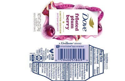 Label (Dove Frosted Plum Berry Antiperspirant   Label)